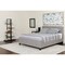 Flash Furniture Full Platform Bed Set, Gray HG-BMF-26-GG - alternate 1